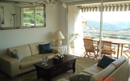 Les Mirabaous Vence 1 bedroom apartment sea view