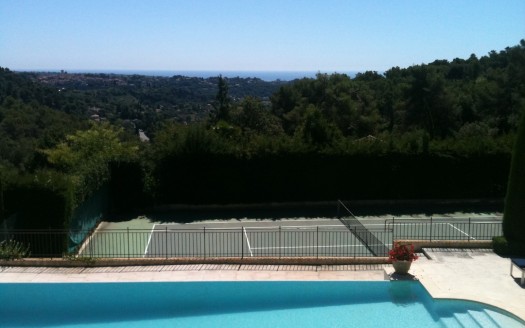 Lou Venta St Paul de Vence luxury holiday home pool tennis court