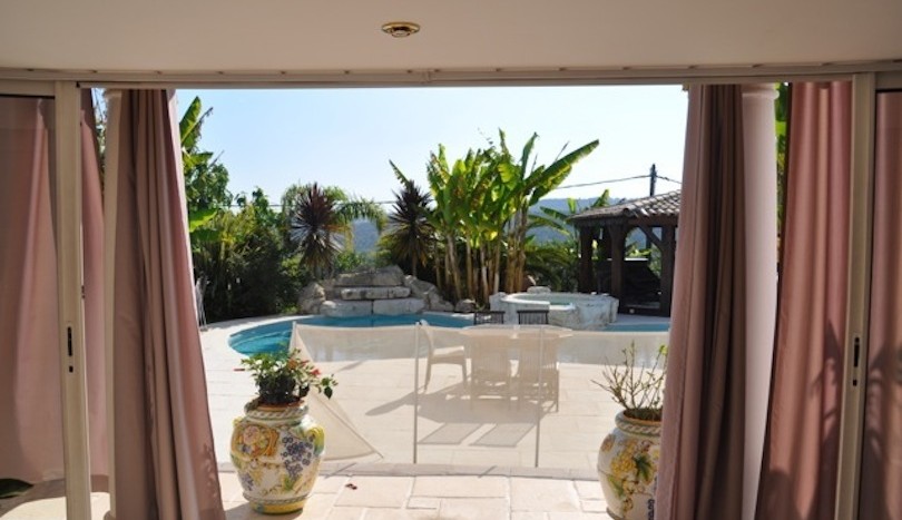 15 luxury holiday home la colle sur loup view from living room